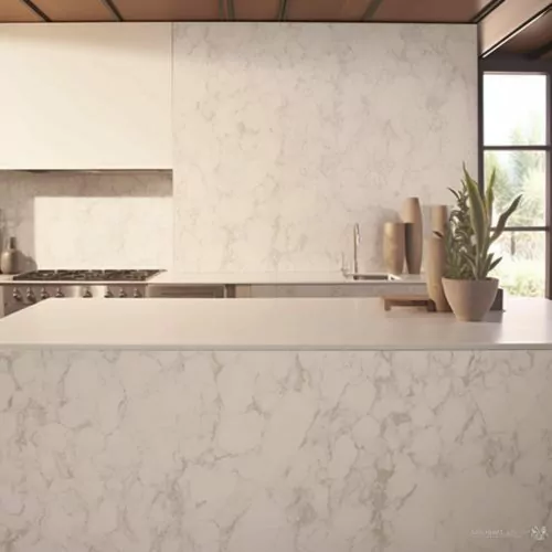 Plan de Travail Cuisine Quartz – “Cascata Caesarstone” 2