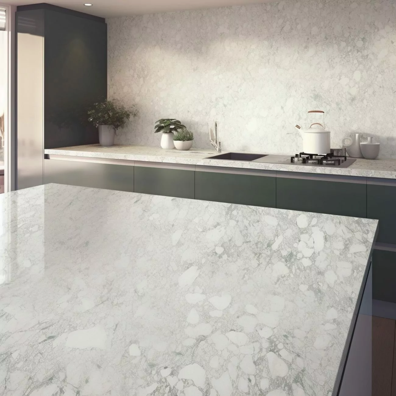 Plan de Cuisine en Quartz “Clifton” 3