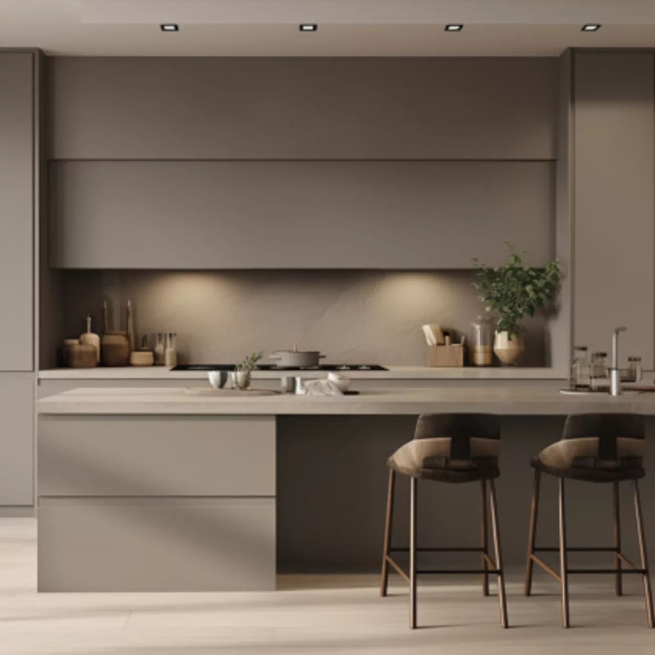 Plan De Travail Cuisine Corian – “Elegant Gray” 4