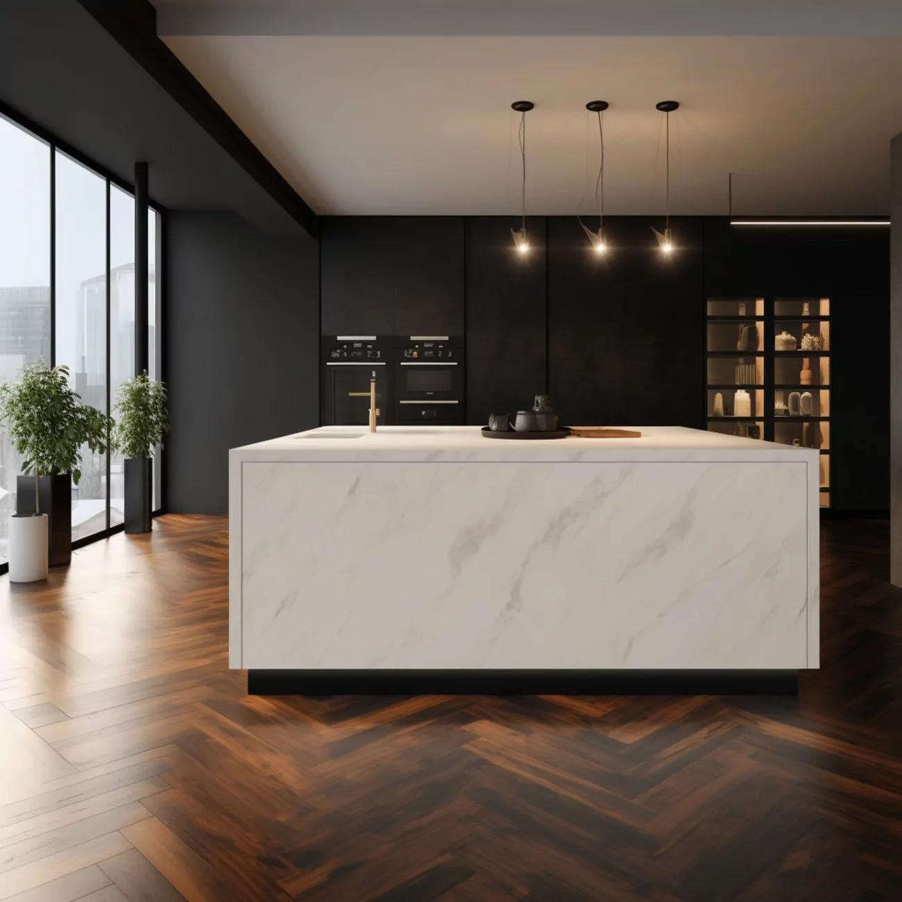 Plan de Travail de Cuisine Dekton – “Laguna”