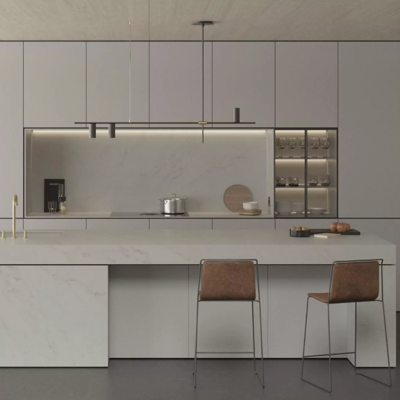 Plan de Travail de Cuisine Dekton – “Marina” 5