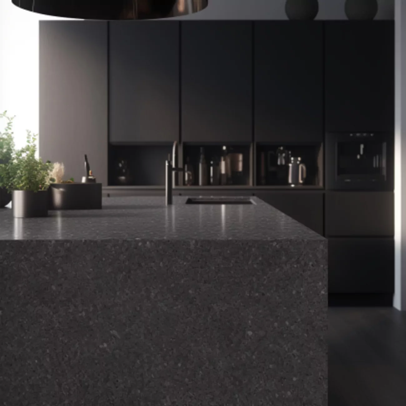 Ilot central de cuisine “Terrazzo Grey” 6