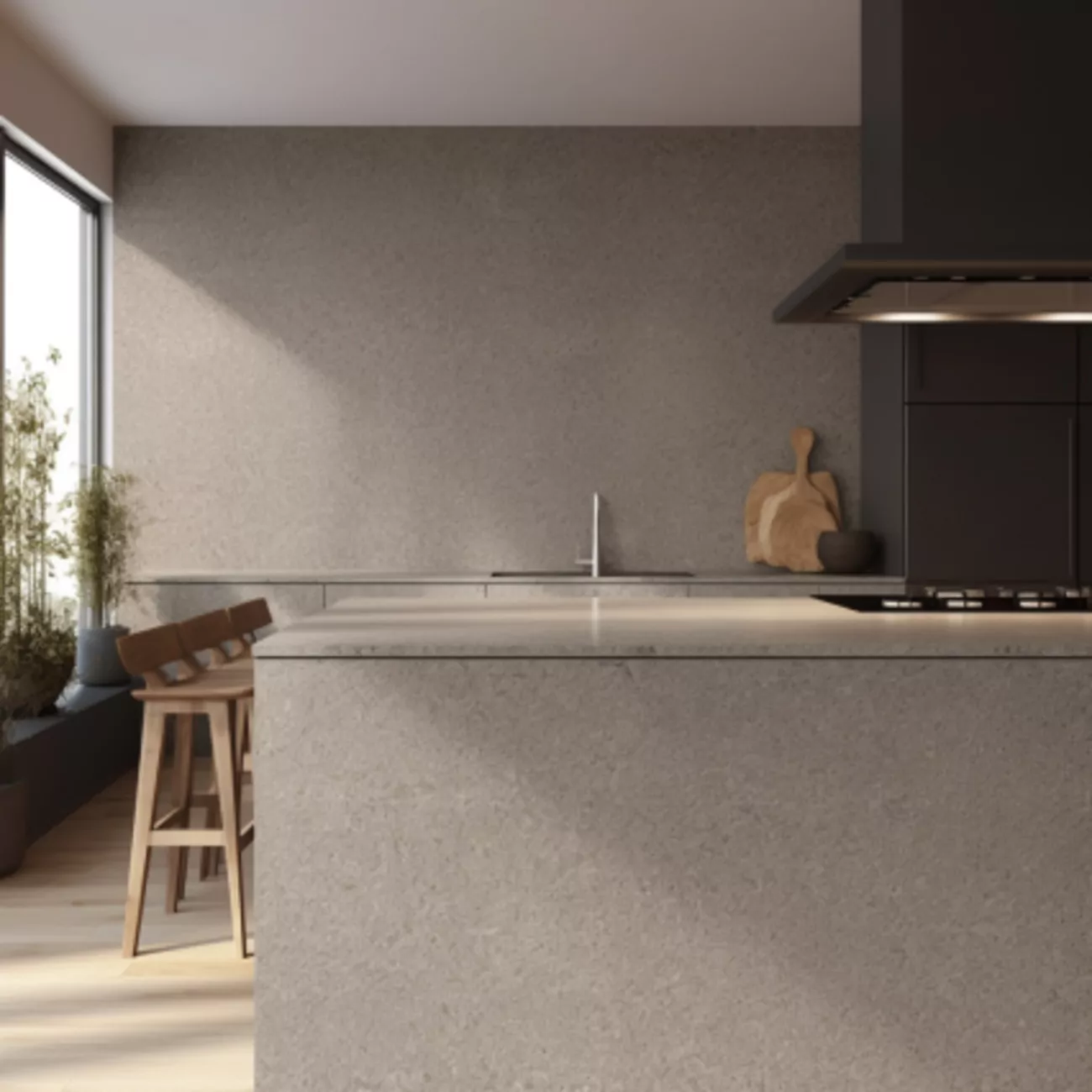 Ilot central de cuisine “Terrazzo Grey” 3