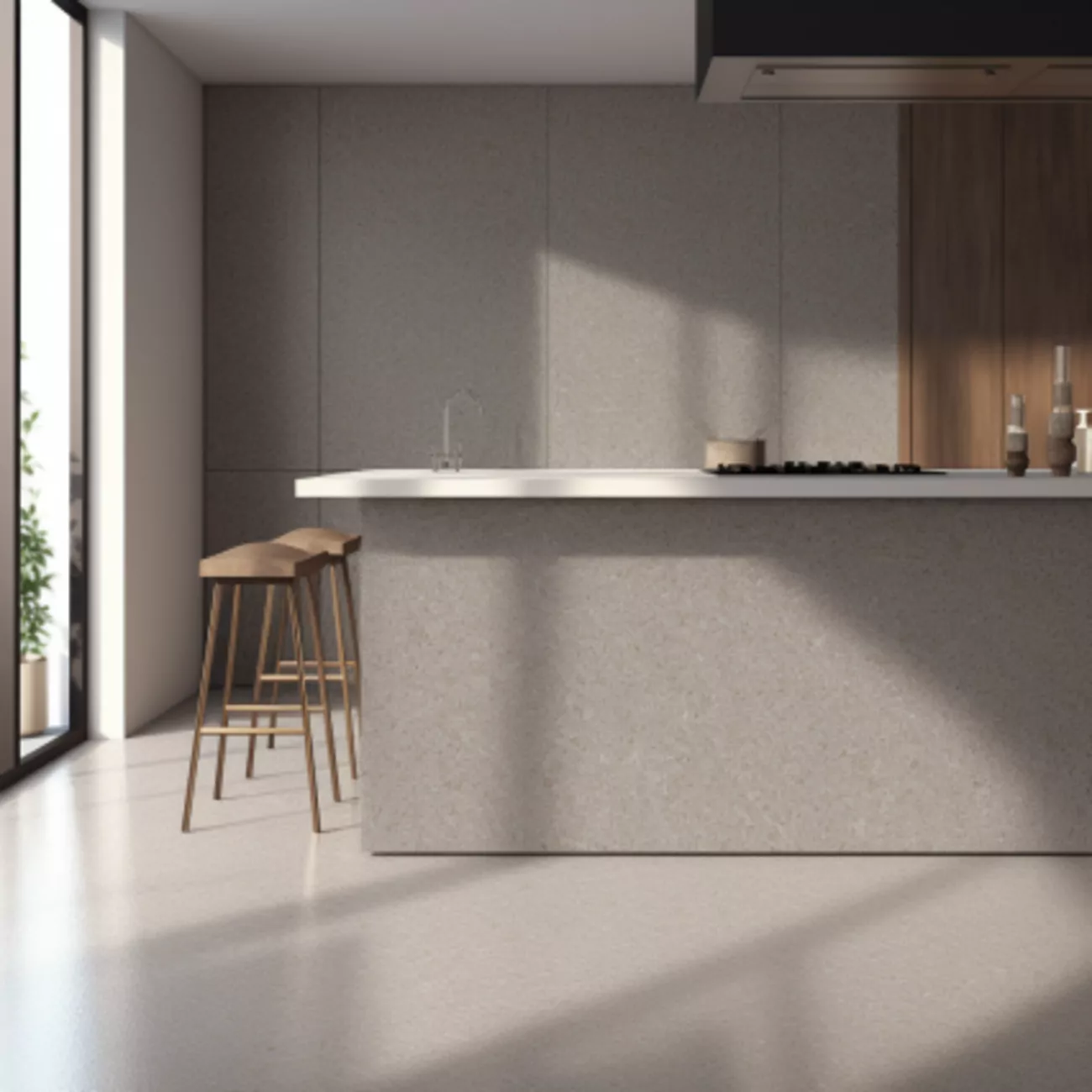 Ilot central de cuisine “Terrazzo Grey” 5