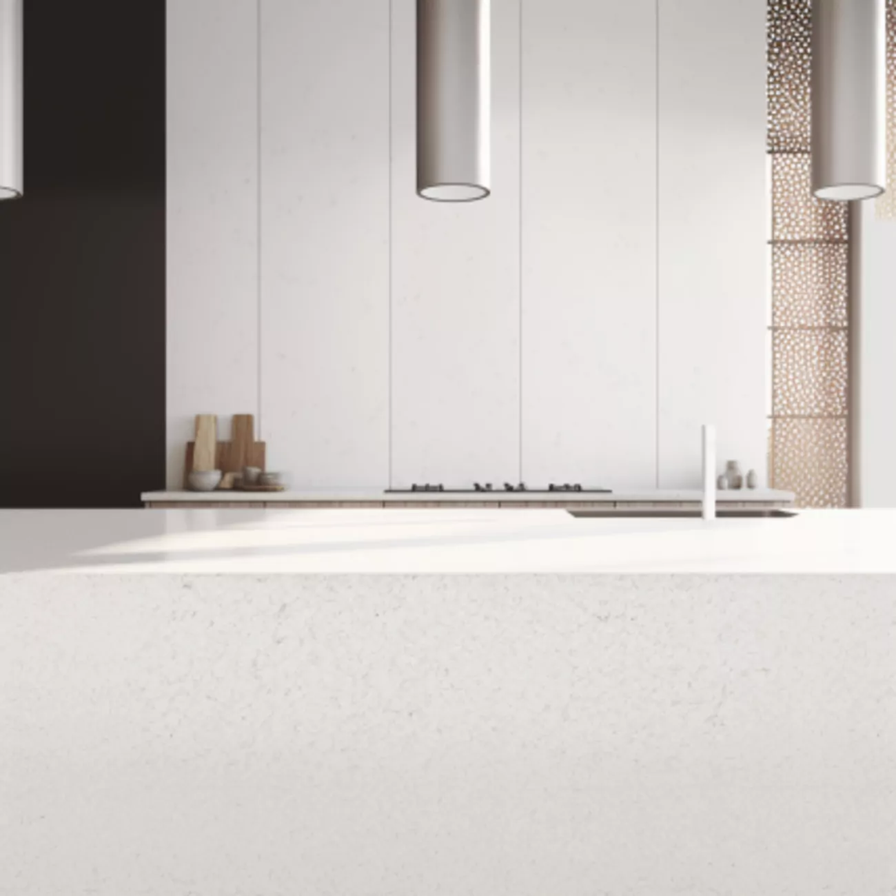 Ilot central de cuisine “Terrazzo White” 4