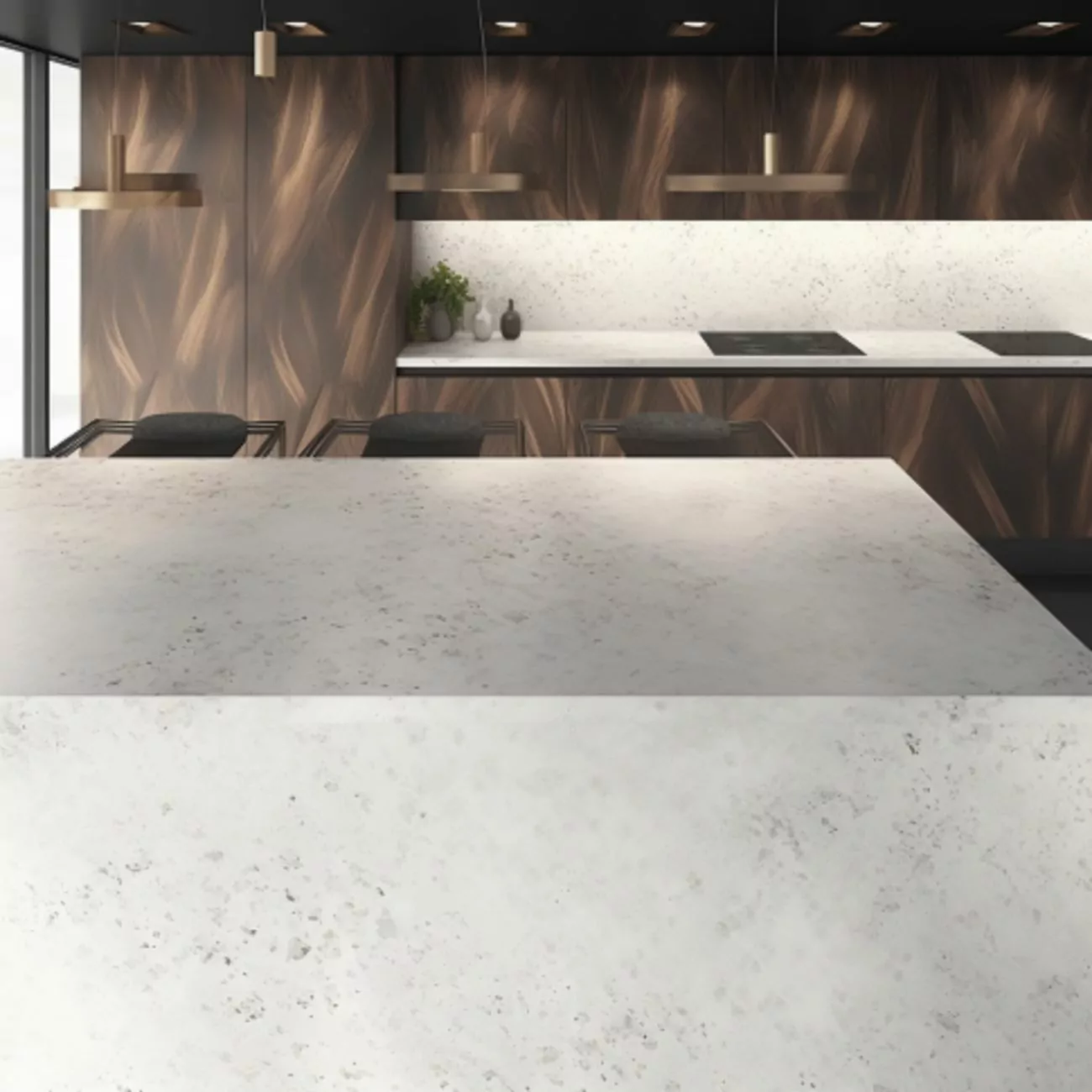 Plan Travail Pour La Cuisine En Corian – “Ecru” 5