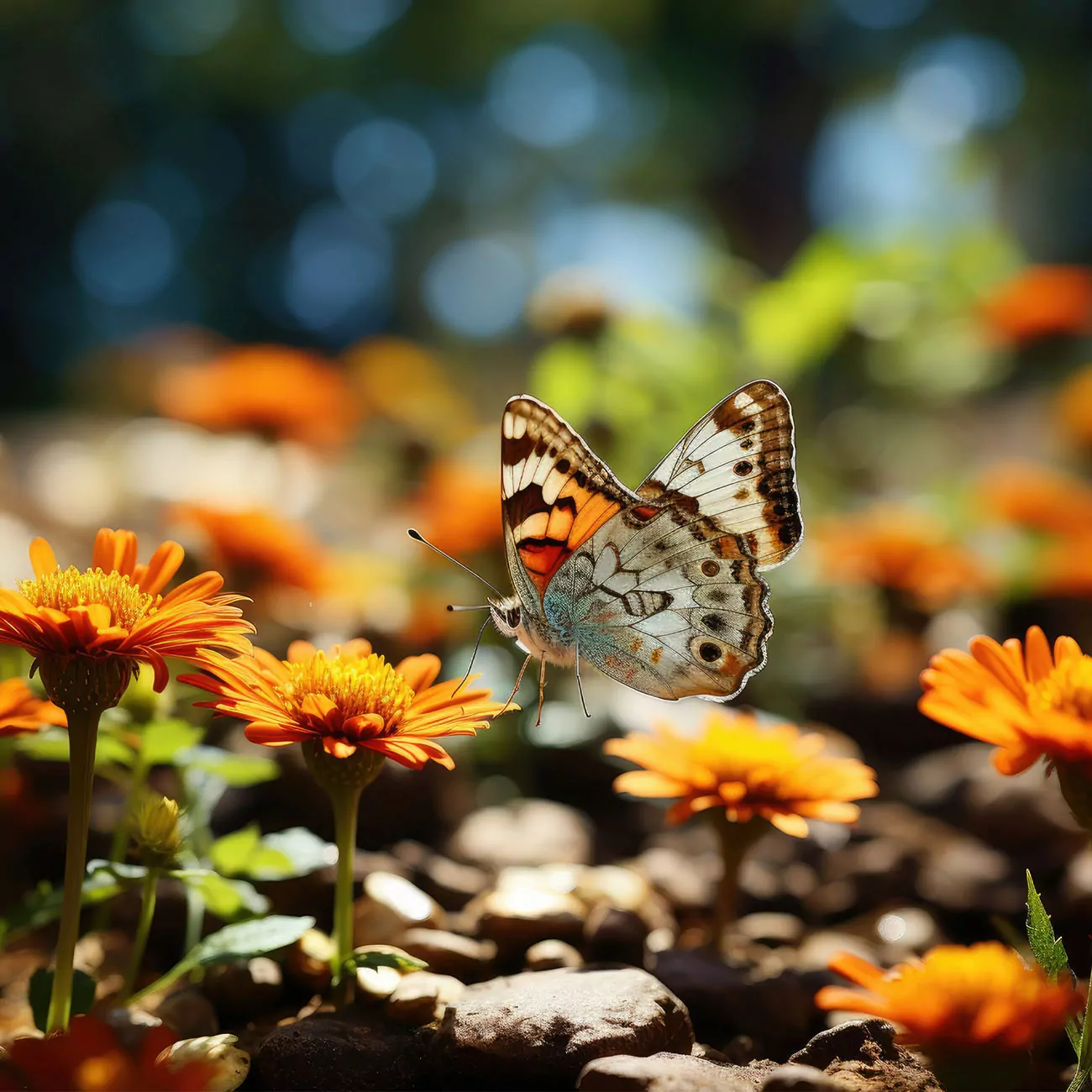 Crédence de Cuisine “Automne Doré et Papillon” 2