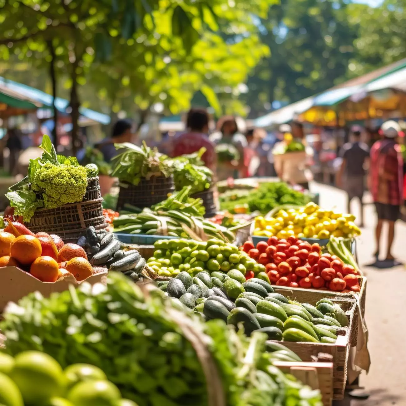 Crédence de cuisine “Marché produits frais” 2