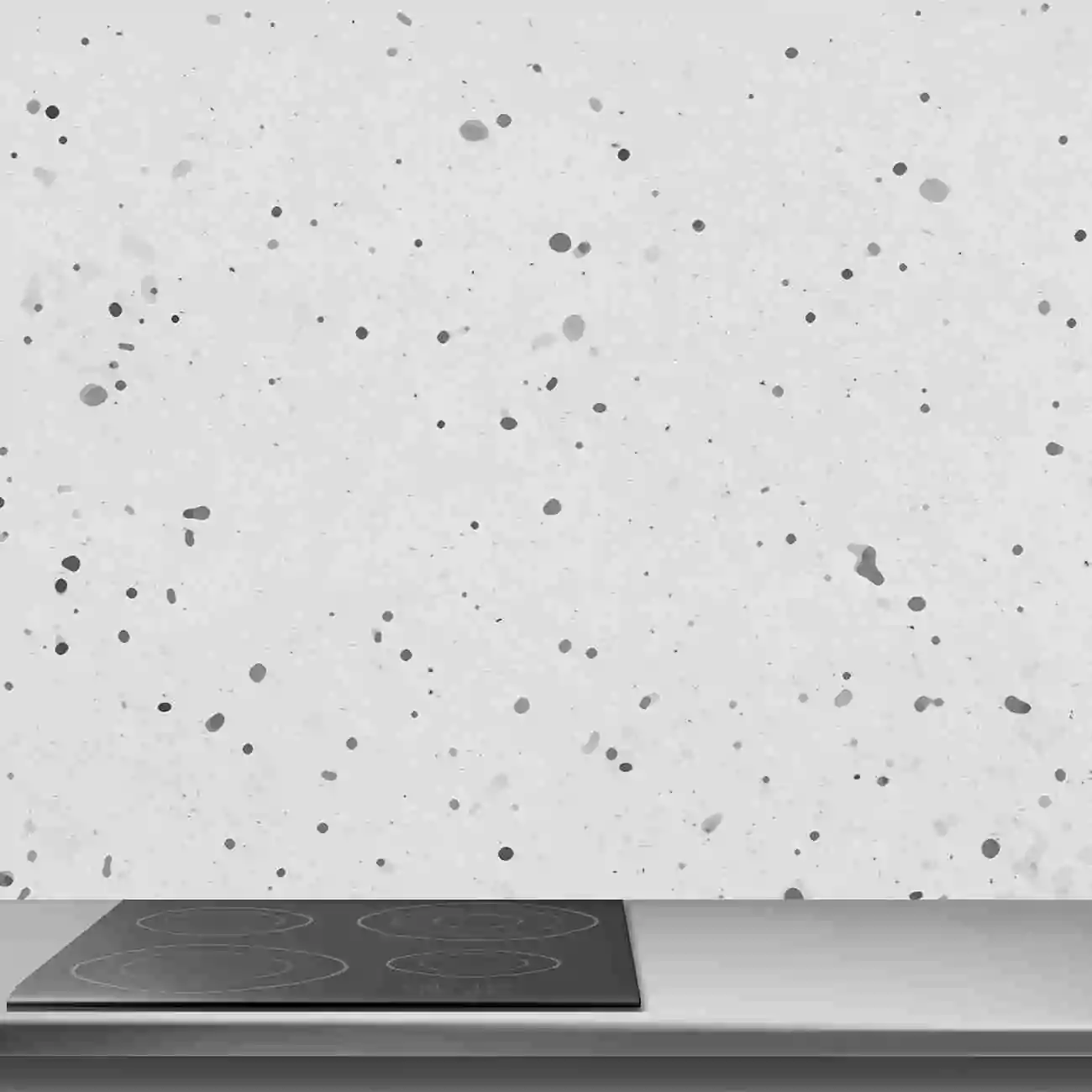 Crédence de cuisine  “Terrazzo Béton Gris Clair” 3