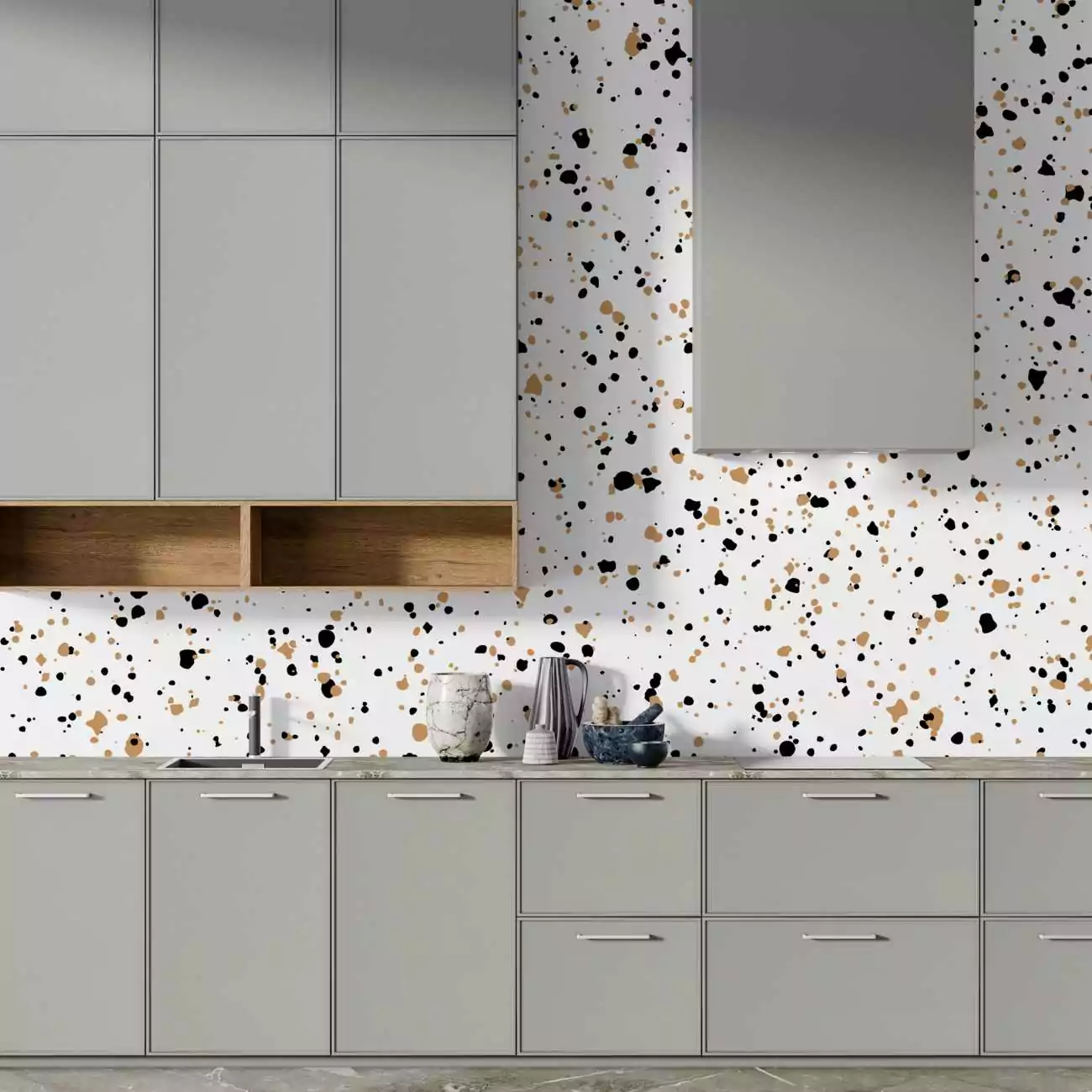 Crédence de cuisine  “Terrazzo Marron” 5