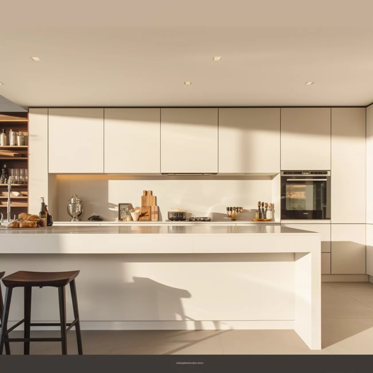 Ilot central de cuisine en Dekton “Moone” 5