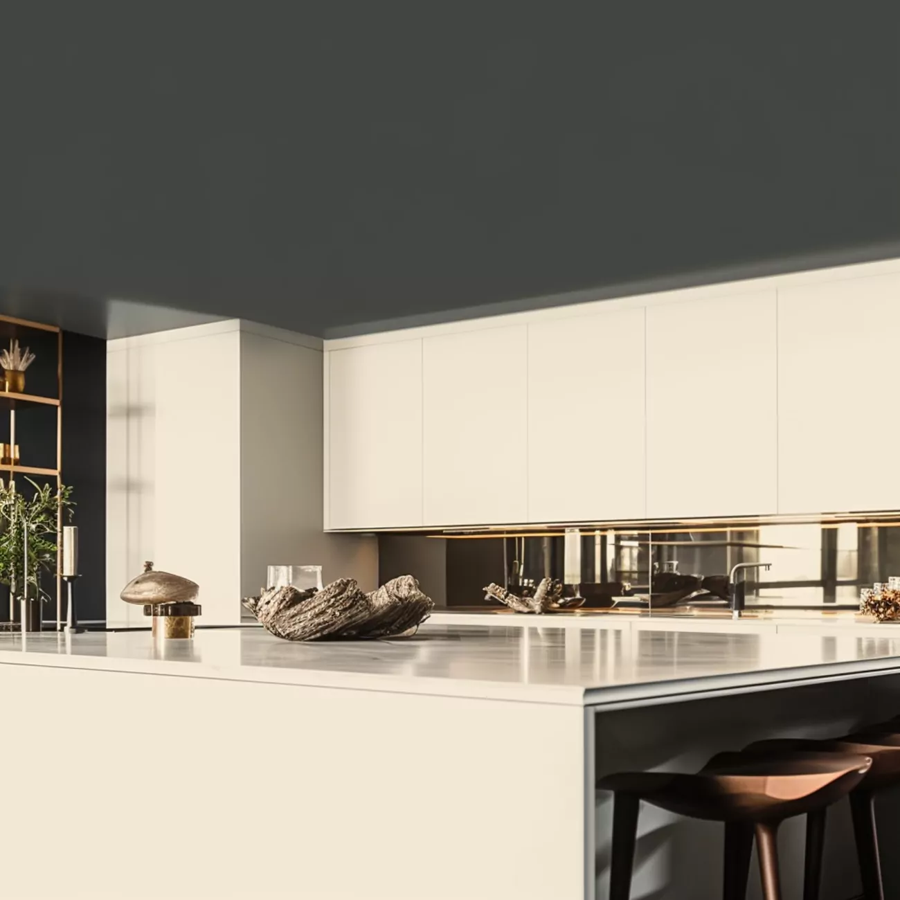 Ilot central de cuisine en Dekton “Moone” 6