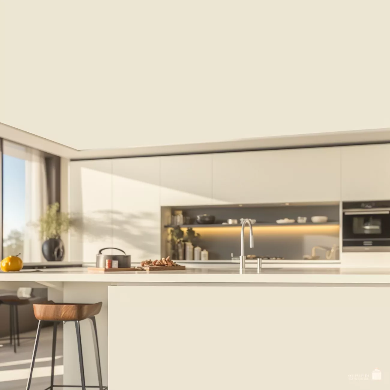 Ilot central de cuisine en Dekton “Moone” 4