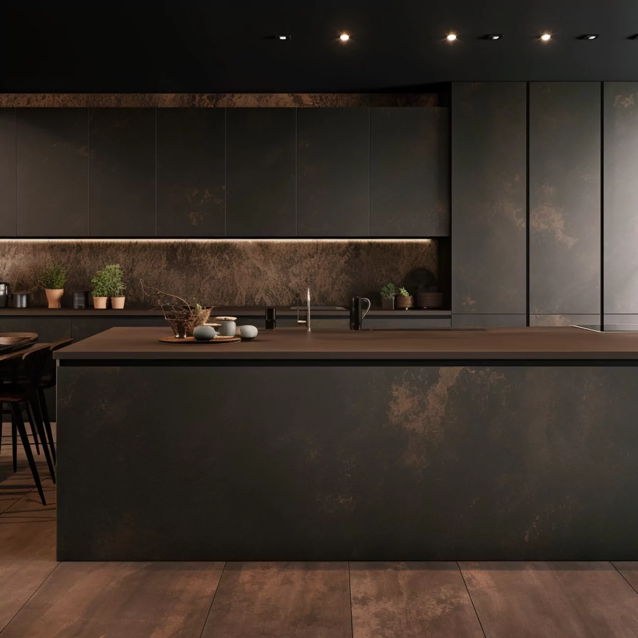 Ilot central de Cuisine Dekton  “Keranium” 5