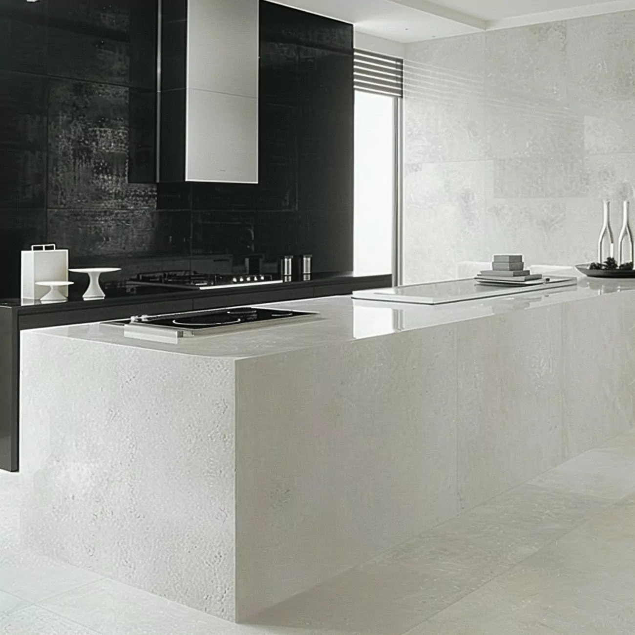 Ilot central de Cuisine Dekton  “Lunar” 4