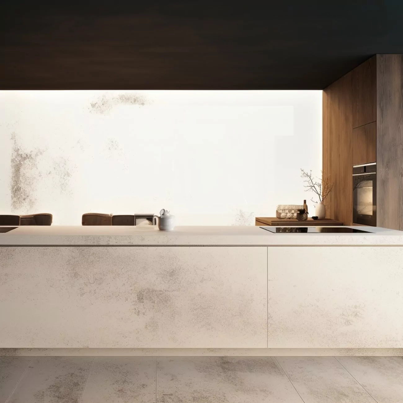 Ilot central de Cuisine Dekton  “Nilium”