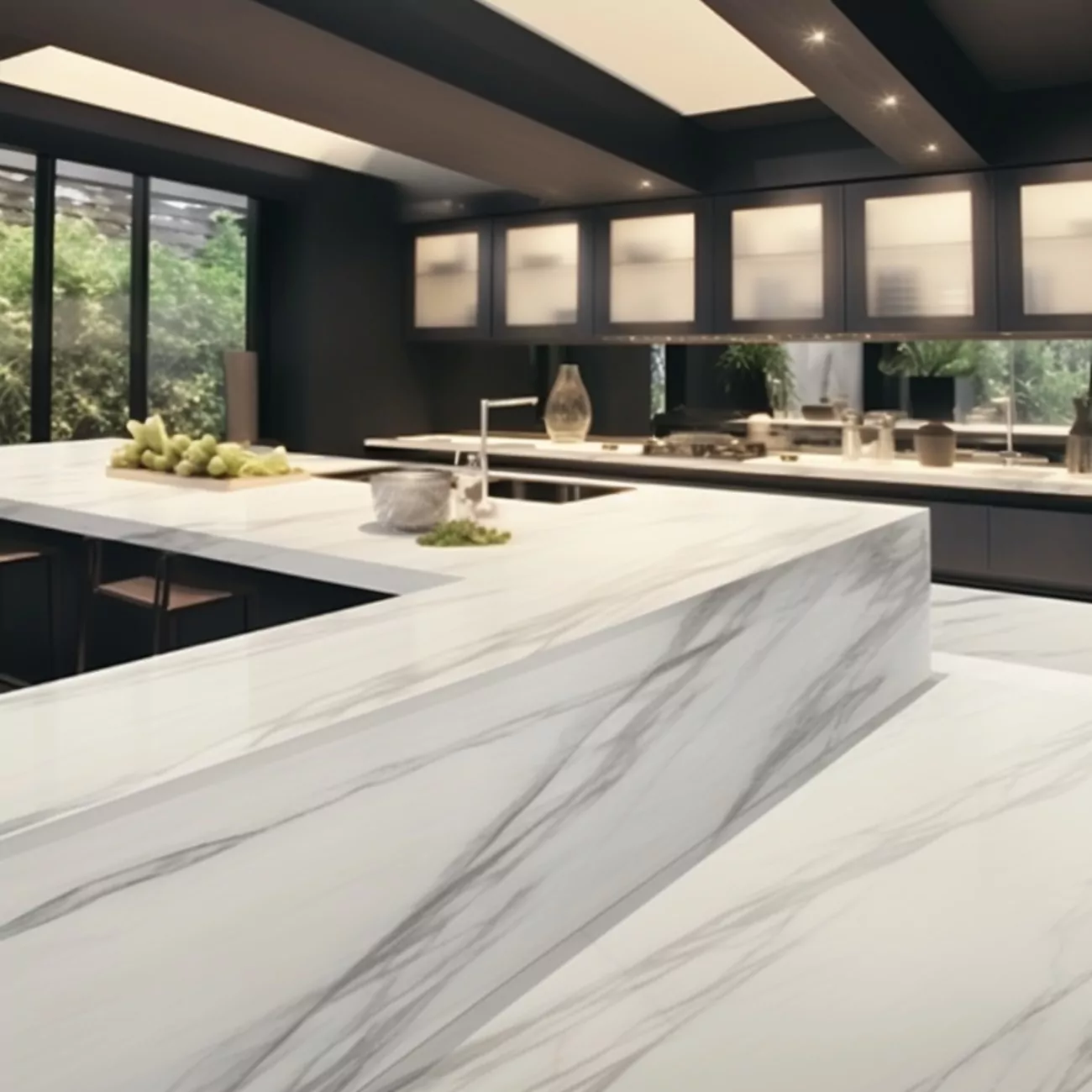 Ilot central de Cuisine Dekton  “Opera”