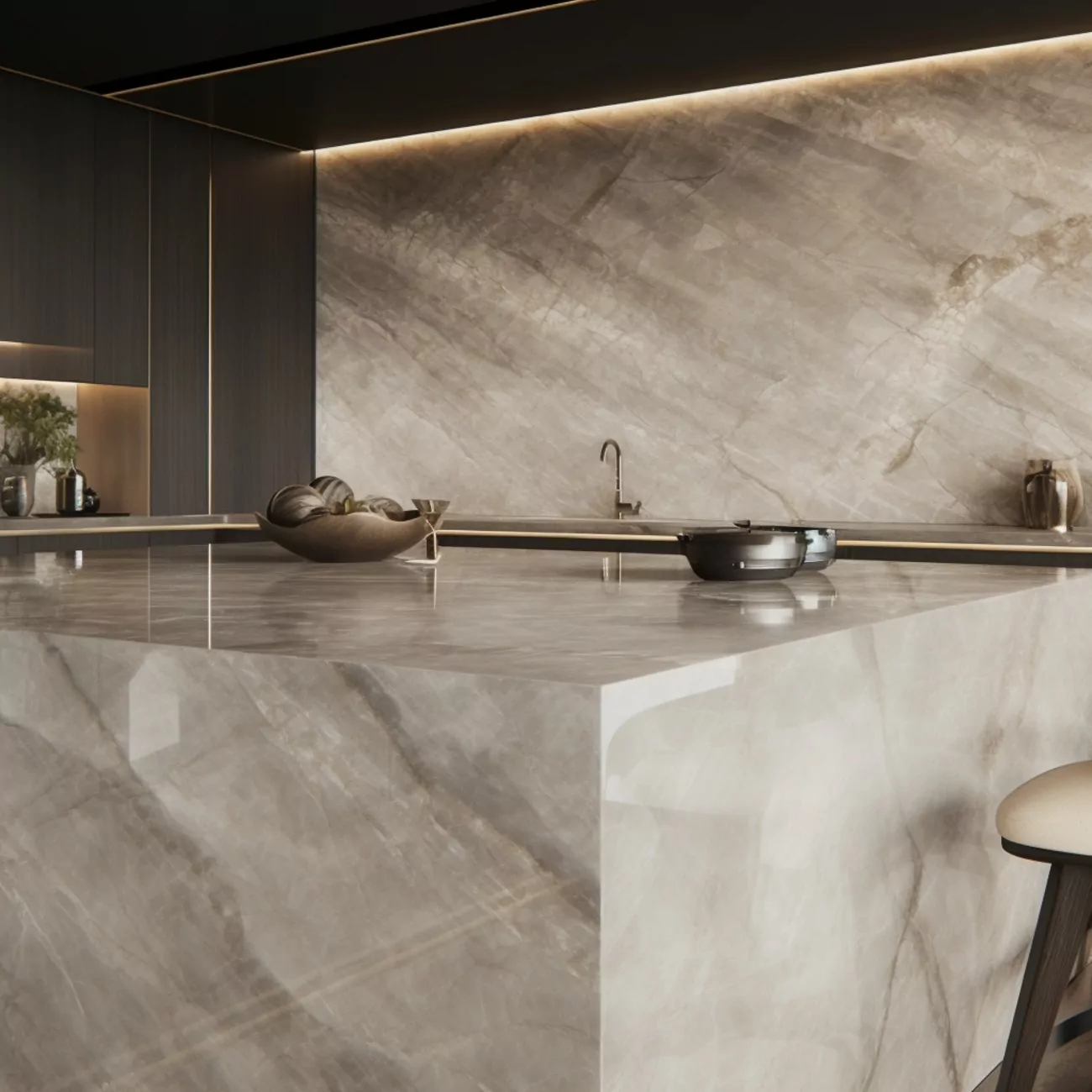 Ilot central de Cuisine Dekton  “Taga”